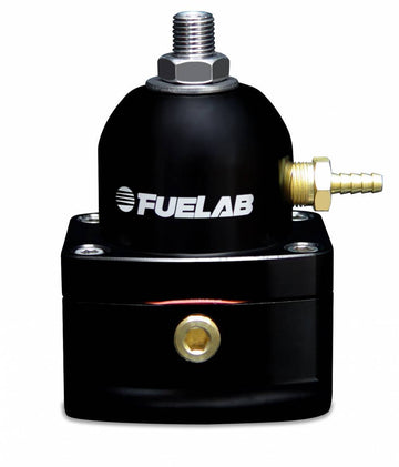 Universal EFI (Electronic Fuel Injection)Adjustable Fuel Pressure Regulator 25-90 psi (2) -6AN Inlets (1) -6AN Return Black FUELAB