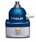 Universal EFI (Electronic Fuel Injection)Adjustable Fuel Pressure Regulator 25-90 psi (2) -6AN Inlets (1) -6AN Return Blue FUELAB