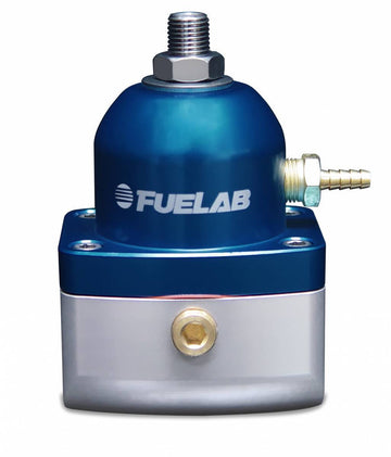 Universal EFI (Electronic Fuel Injection)Adjustable Fuel Pressure Regulator 25-90 psi (2) -6AN Inlets (1) -6AN Return Blue FUELAB