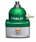 Universal CARB Adjustable Fuel Pressure Regulator 4-12 psi (2) -10AN Inlets (1) -6AN Return Green FUELAB