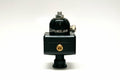 Universal CARB Adjustable Fuel Pressure Regulator Blocking Style Mini 4-12 psi (1) -6AN Inlet (2) -6AN Outlets Black FUELAB