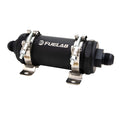 PRO Series Extreme Flow In-Line Fuel Filter 10GPM -12AN Inlet/10AN Outlet 100 micron stainless steel element FUELAB